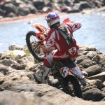Rough Road Ahead A Canadian rider experiencing the thrills of the World Enduro Canada in Parry Sound.